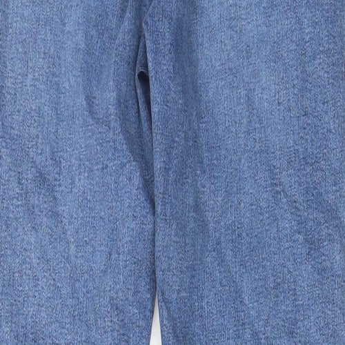 Topshop Womens Blue Cotton Skinny Jeans Size 28 in L30 in Regular Zip - Pockets