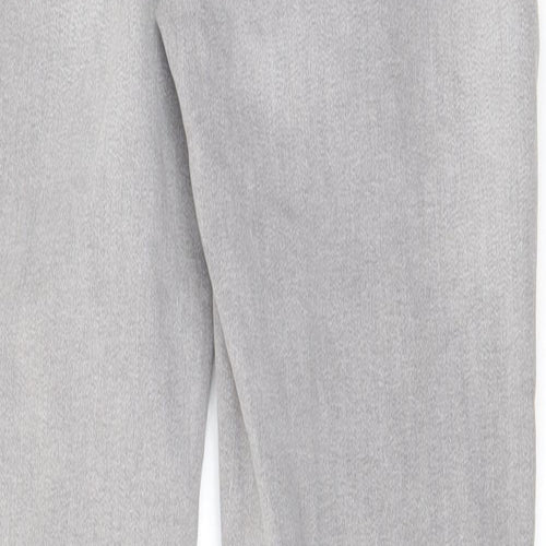 Marks and Spencer Womens Gold Cotton Skinny Jeans Size 10 L28 in Regular Zip - Pockets