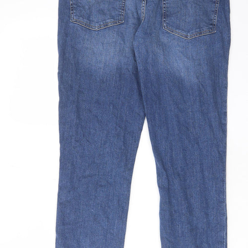 Denim & Co. Mens Blue Cotton Straight Jeans Size 32 in L30 in Regular Button - Pockets