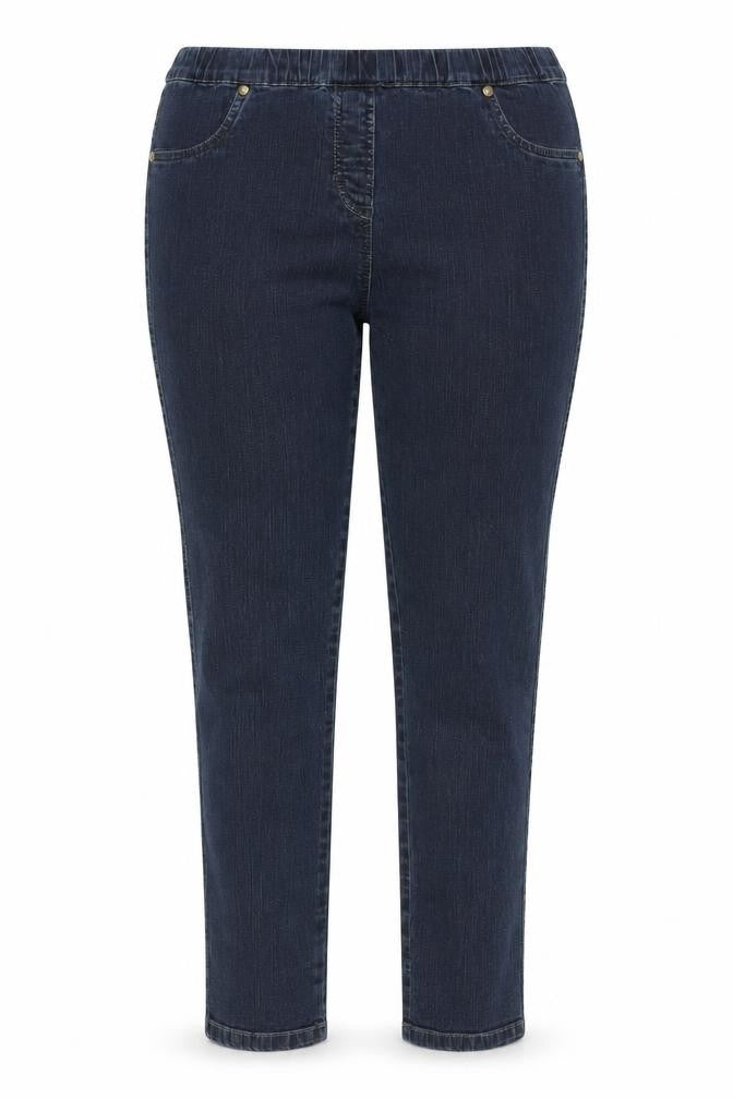 Cc Womens Blue Cotton Jegging Jeans Size 12 L29 in Regular - Elasticated Waist