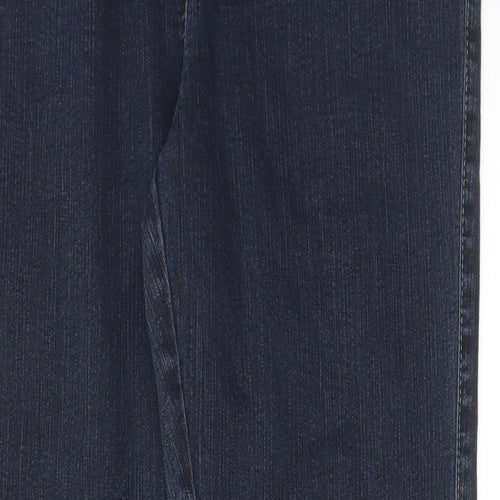 Cc Womens Blue Cotton Jegging Jeans Size 12 L29 in Regular - Elasticated Waist