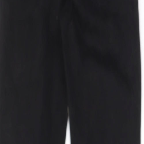 Zara Womens Black Cotton Skinny Jeans Size 8 L28 in Regular Zip - Pockets