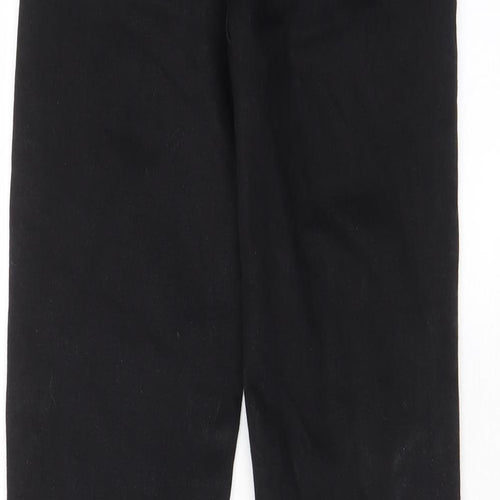 Reclaimed Vintage Womens Black Cotton Bootcut Jeans Size 26 in L29 in Regular Zip - Pockets