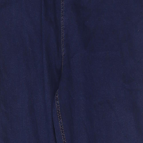 George Womens Blue Cotton Skinny Jeans Size 22 L31 in Regular Zip - Pockets