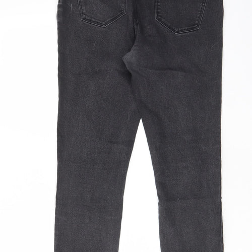 George Womens Grey Cotton Jegging Jeans Size 14 L27 in Regular - Elasticated Waist
