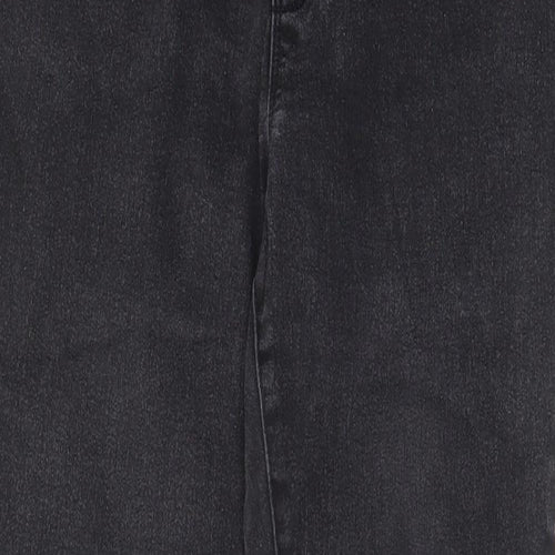 George Womens Grey Cotton Jegging Jeans Size 14 L27 in Regular - Elasticated Waist