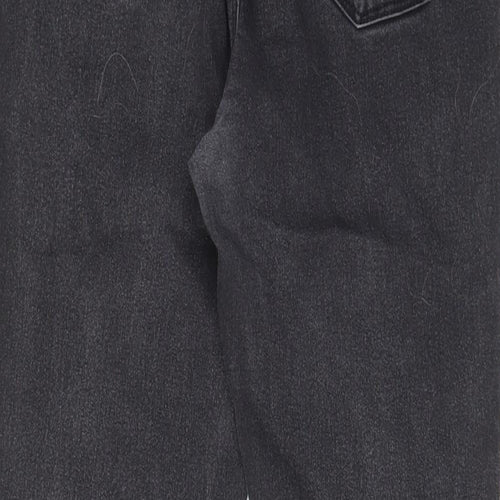 George Womens Grey Cotton Jegging Jeans Size 14 L27 in Regular - Elasticated Waist