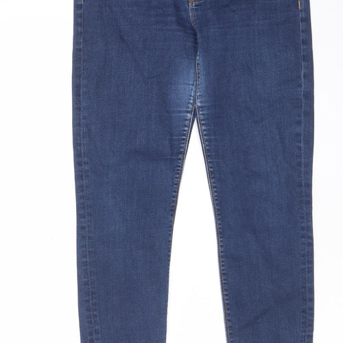 Hudson Womens Blue Cotton Skinny Jeans Size 31 in L29 in Regular Zip - Pockets