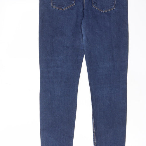 Hudson Womens Blue Cotton Skinny Jeans Size 31 in L29 in Regular Zip - Pockets