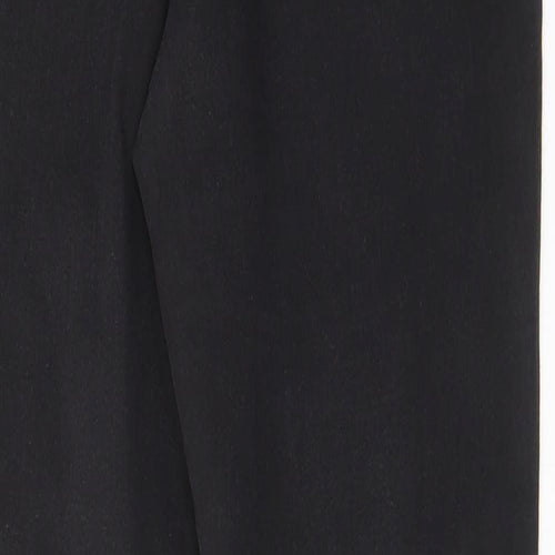 Marks and Spencer Womens Black Cotton Skinny Jeans Size 10 L28 in Regular Zip - Pockets