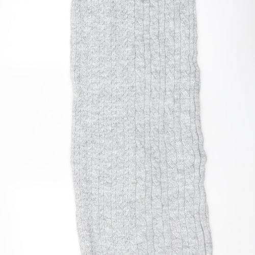 Marks and Spencer Womens Grey Acrylic Straight & Pencil Skirt Size S