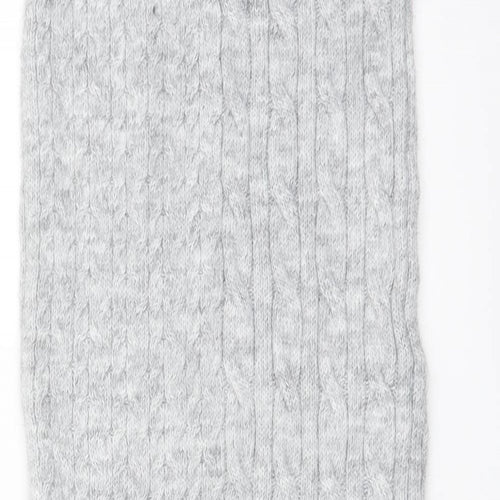 Marks and Spencer Womens Grey Acrylic Straight & Pencil Skirt Size S