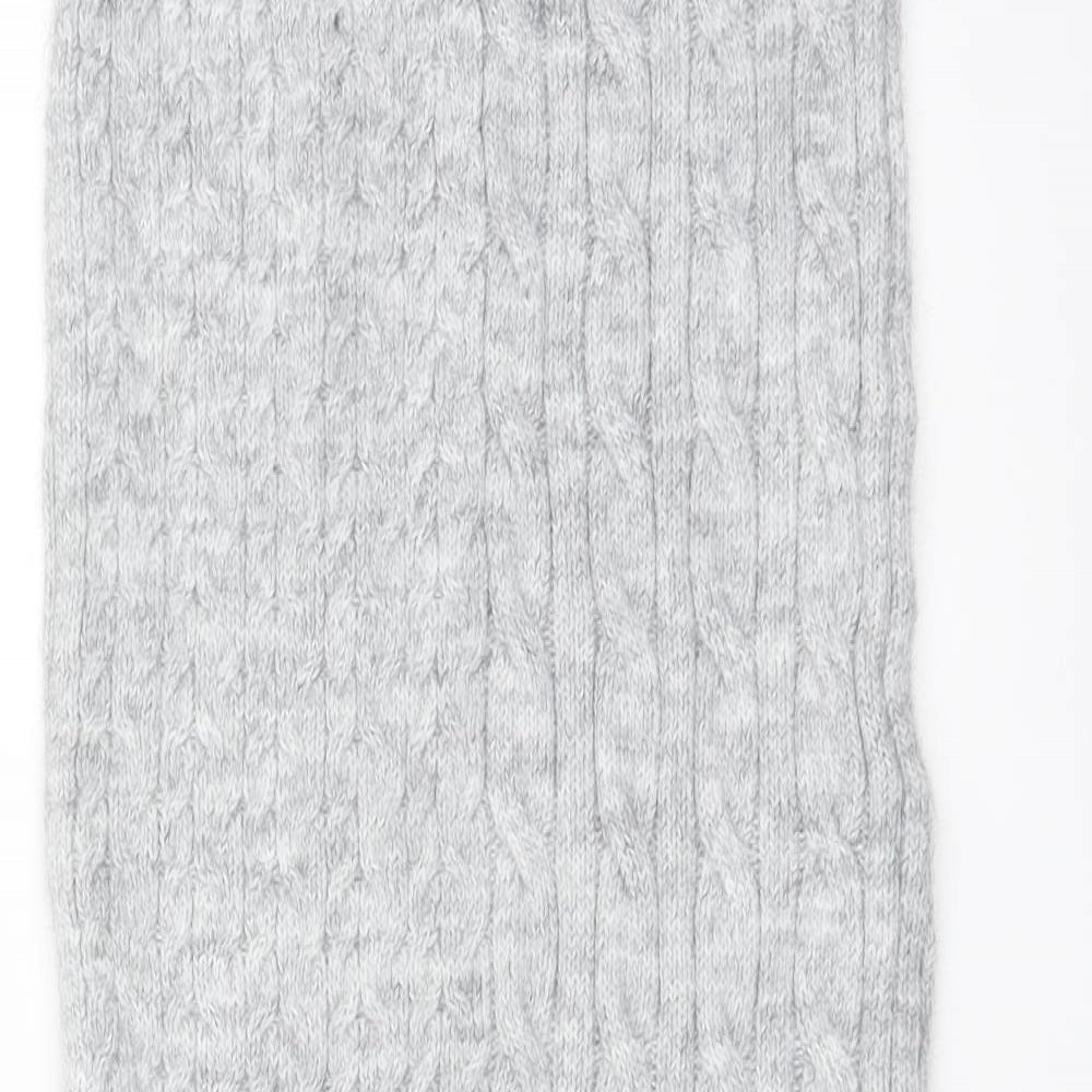 Marks and Spencer Womens Grey Acrylic Straight & Pencil Skirt Size S