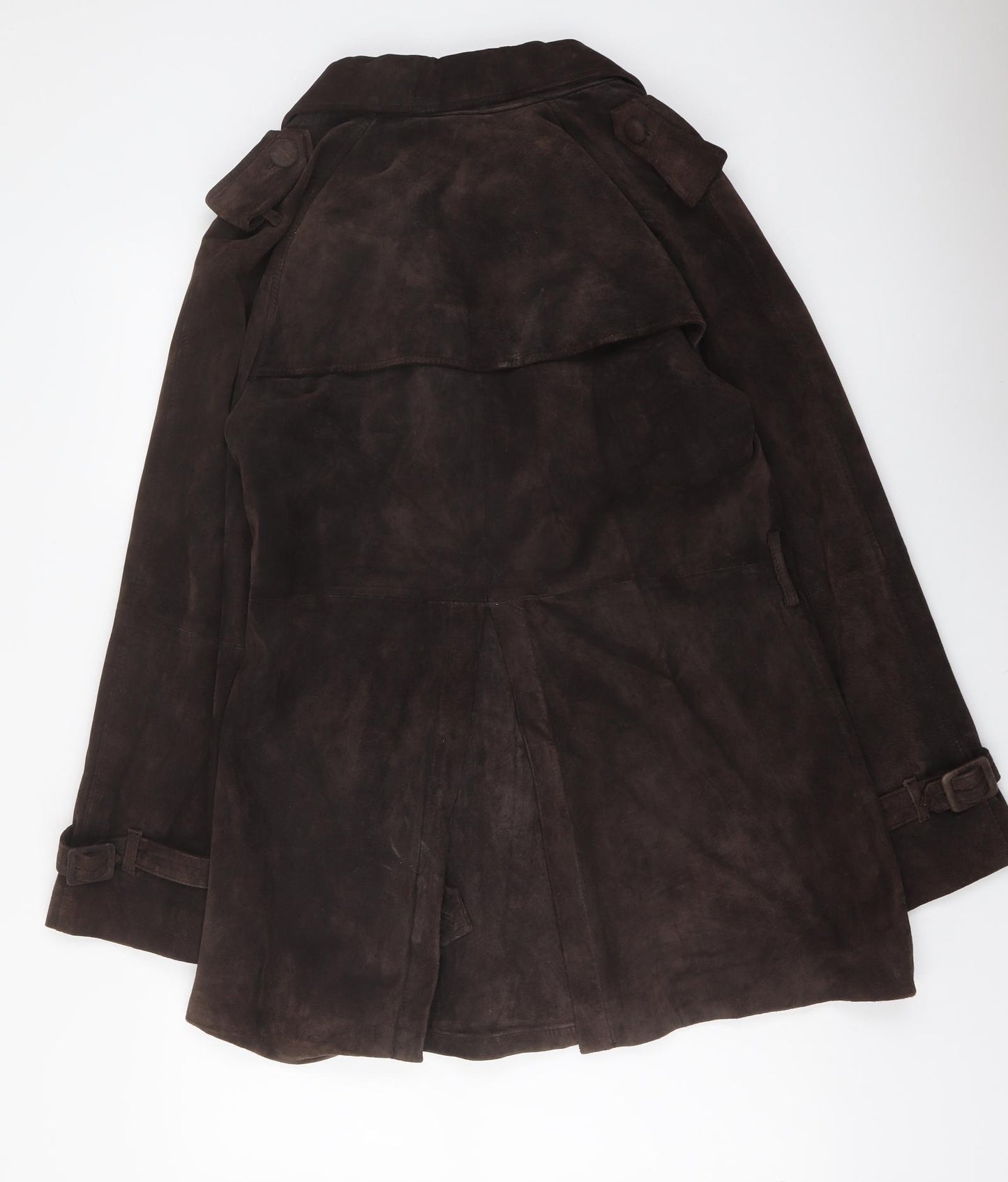 New Look Womens Brown Jacket Size 14 Button