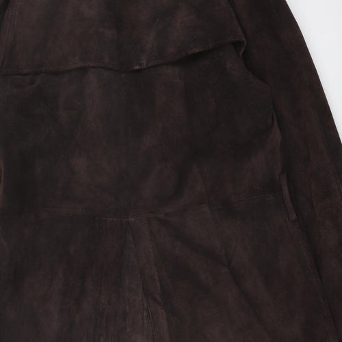 New Look Womens Brown Jacket Size 14 Button