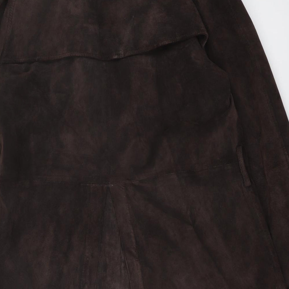 New Look Womens Brown Jacket Size 14 Button
