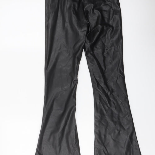 Marks and Spencer Girls Black Polyester Jegging Trousers Size 12-13 Years Regular Zip