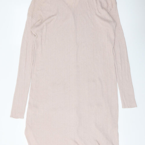 Seraphine Womens Pink V-Neck Cotton Cardigan Jumper Size L