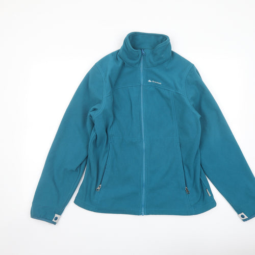Quechua Womens Blue Jacket Size L Zip