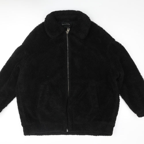 Urban Outfitters Womens Black Jacket Size L Zip