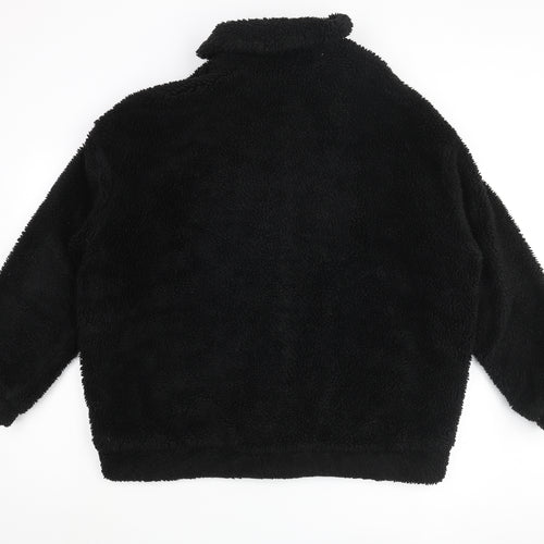 Urban Outfitters Womens Black Jacket Size L Zip