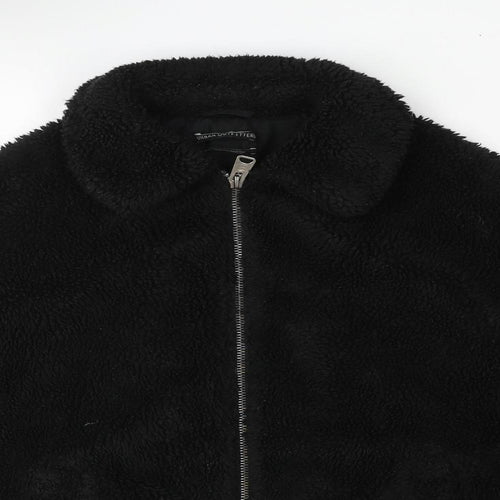 Urban Outfitters Womens Black Jacket Size L Zip