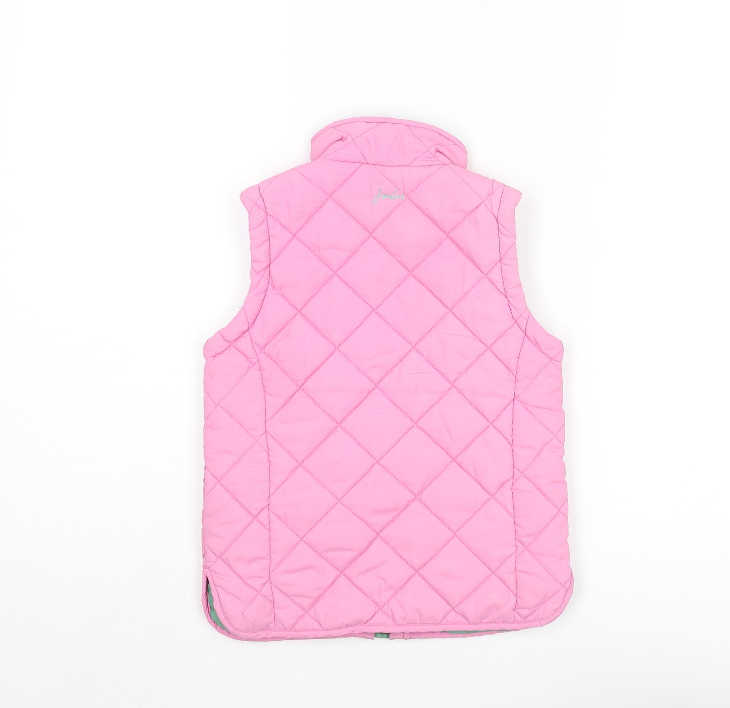 Joules Girls Pink Gilet Coat Size 5 Years Zip