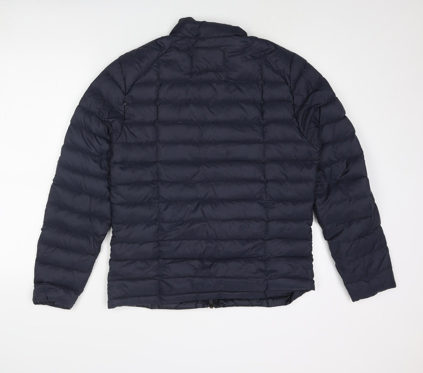Henri Lloyd Mens Blue Puffer Jacket Coat Size M Zip - Logo
