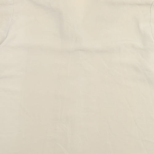 Berkertex Womens Beige Polyester Basic Button-Up Size 18 Collared