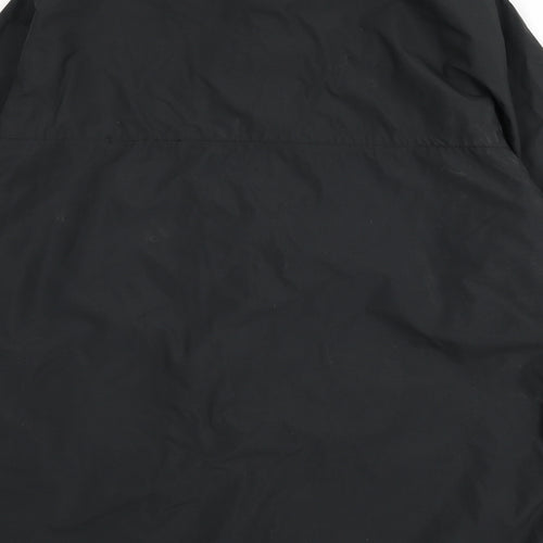 Wood Harris Mens Black Jacket Coat Size L Zip