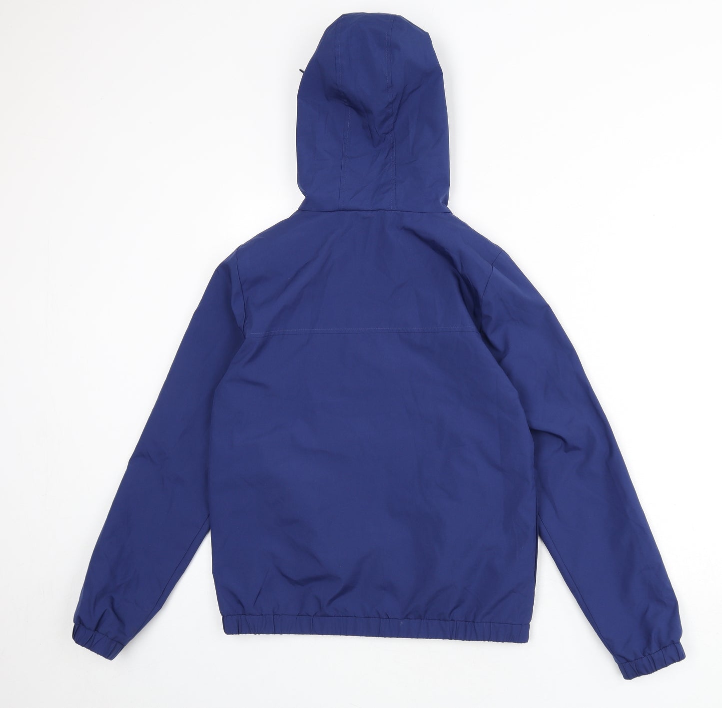 VANS Mens Blue Windbreaker Coat Size XS Zip