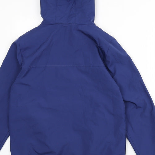 VANS Mens Blue Windbreaker Coat Size XS Zip