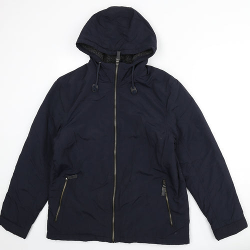 Fabric8 Mens Blue Jacket Coat Size M Zip