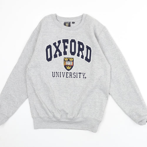 Oxford Womens Grey Cotton Pullover Sweatshirt Size S Pullover - Oxford University