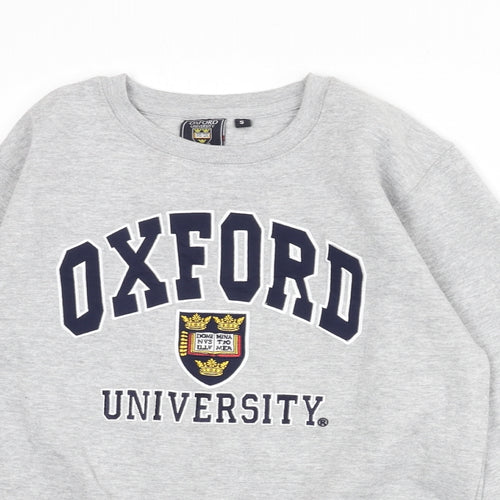 Oxford Womens Grey Cotton Pullover Sweatshirt Size S Pullover - Oxford University
