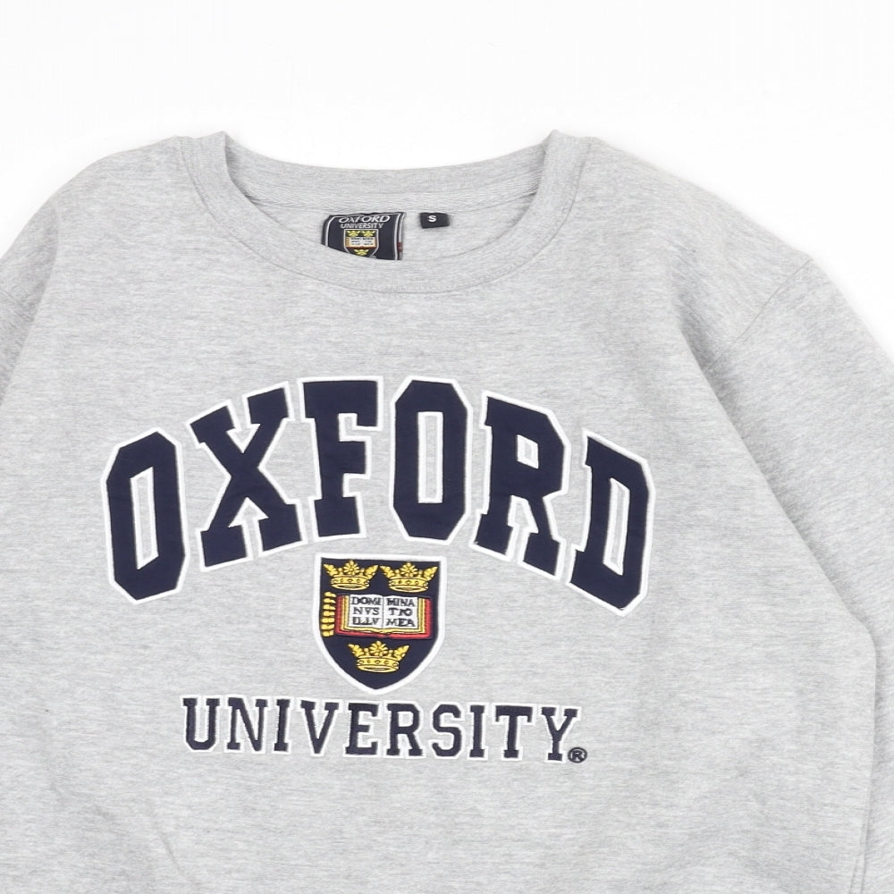 Oxford Womens Grey Cotton Pullover Sweatshirt Size S Pullover - Oxford University