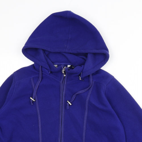 EWM Womens Blue Jacket Size 10 Zip - Size 10-12