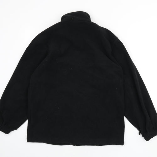 Blue Max Womens Black Jacket Size 6 Zip
