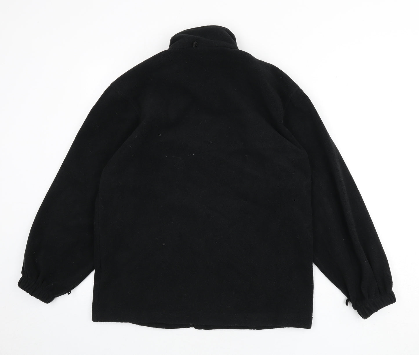 Blue Max Womens Black Jacket Size 6 Zip