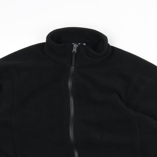 Blue Max Womens Black Jacket Size 6 Zip