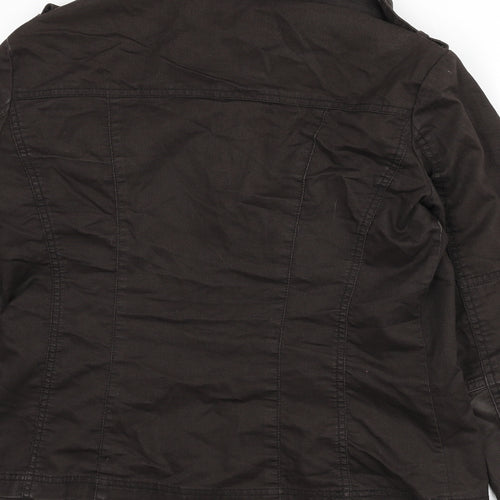 Esprit Womens Brown Jacket Size 16 Button