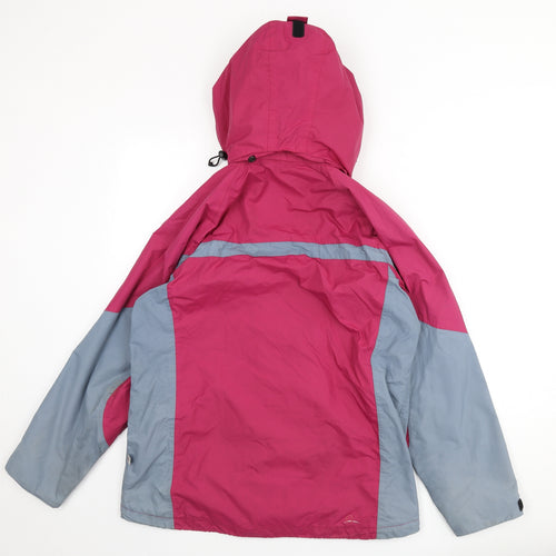 Outdoor Womens Pink Jacket Coat Size 14 Zip
