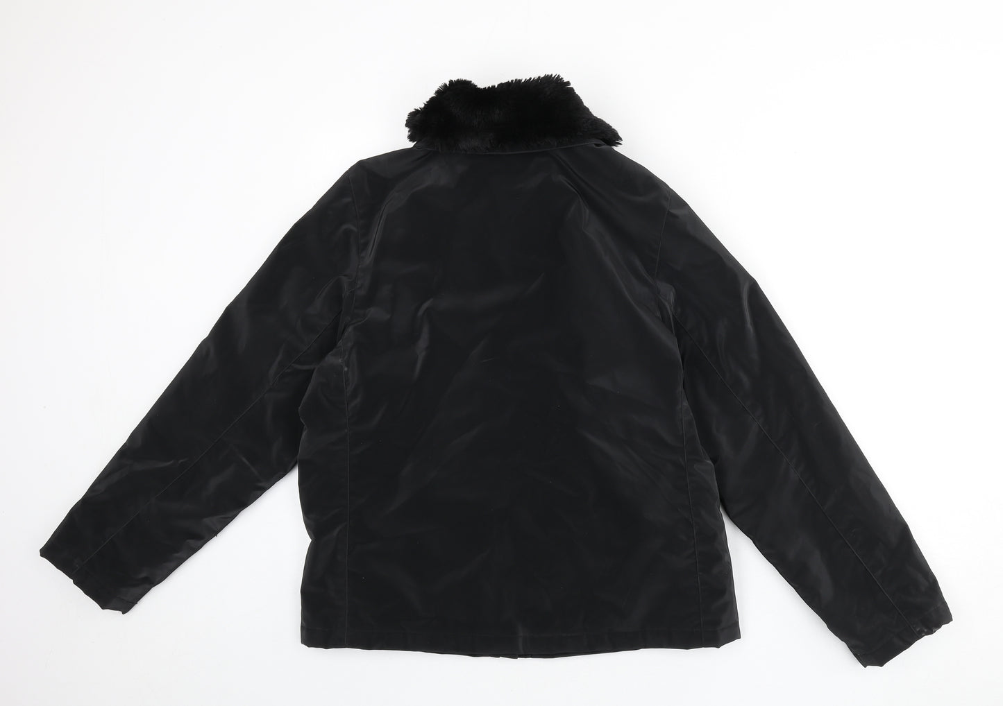 Dorothy Perkins Womens Black Jacket Size 12 Zip