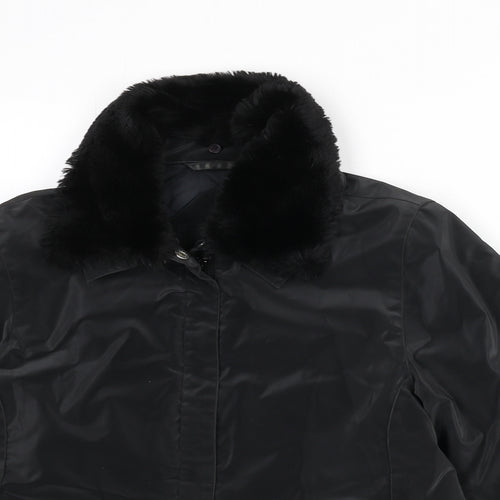 Dorothy Perkins Womens Black Jacket Size 12 Zip