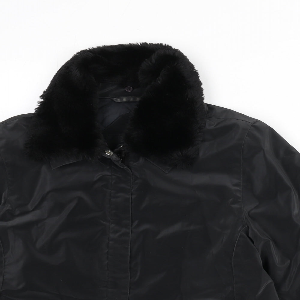 Dorothy Perkins Womens Black Jacket Size 12 Zip