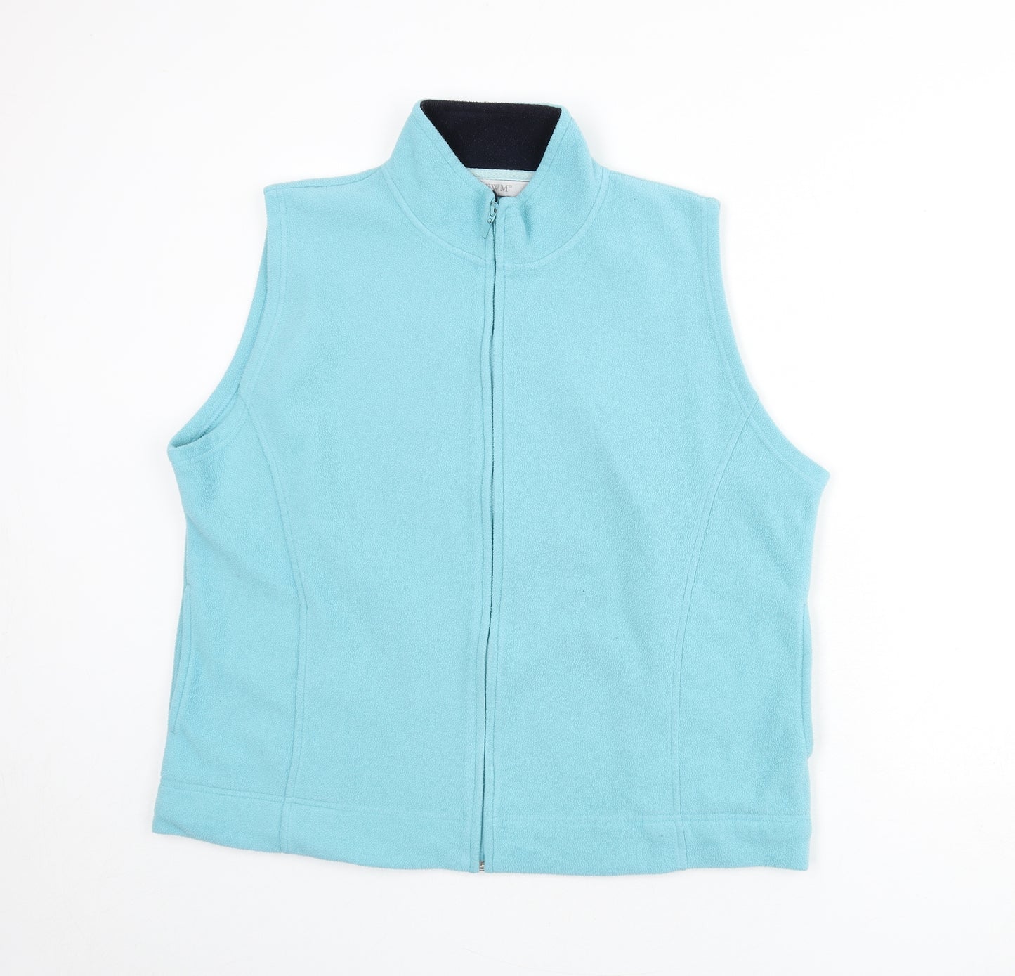 EWM Womens Blue Gilet Jacket Size 22 Zip - Size 22-24