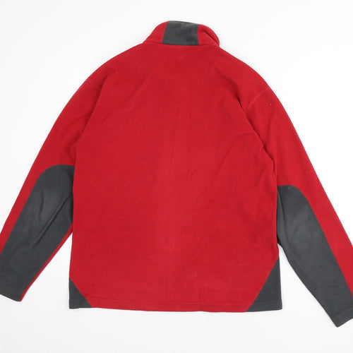 Mountain Equipment Mens Red Polyester Pullover Sweatshirt Size M