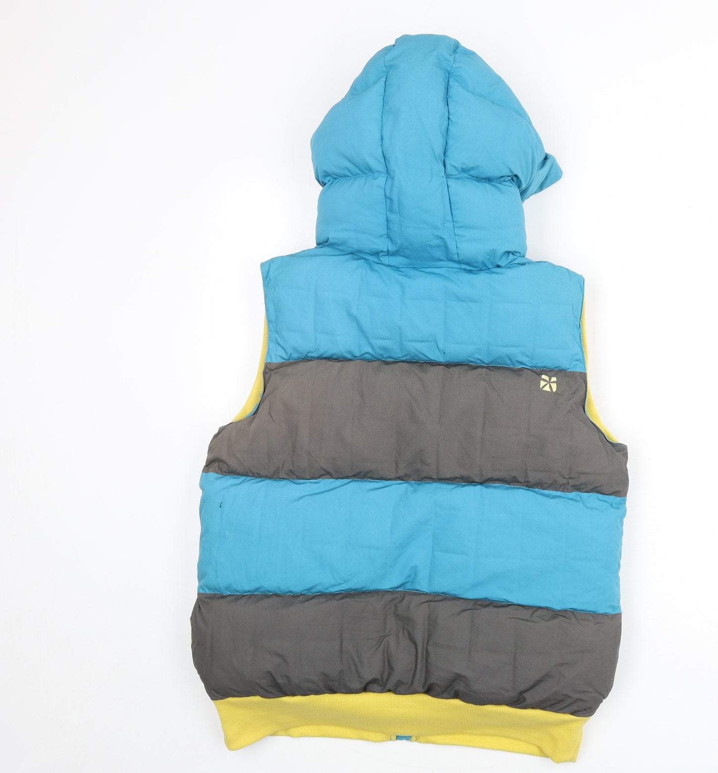 Animal Womens Multicoloured Striped Gilet Coat Size 12 Zip