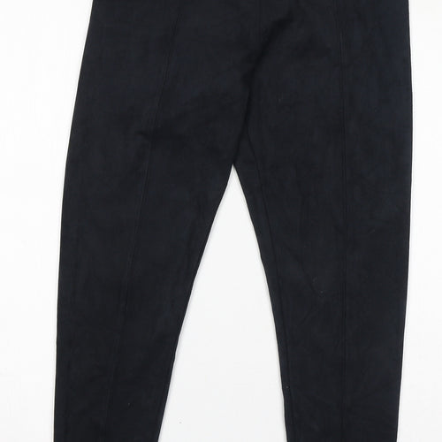 Marks and Spencer Womens Black Polyester Capri Leggings Size 12 L25 in