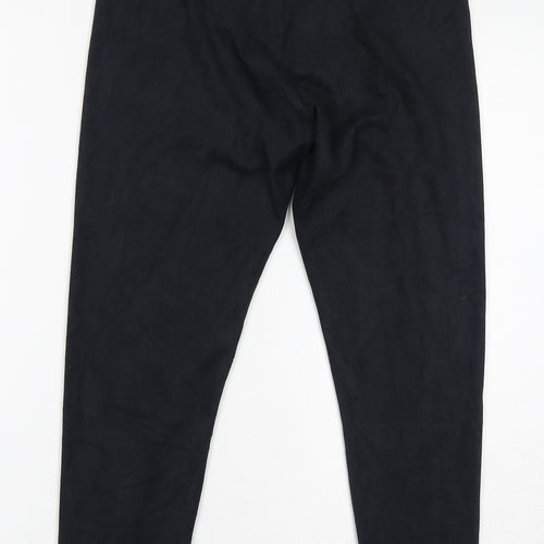 Marks and Spencer Womens Black Polyester Capri Leggings Size 12 L25 in